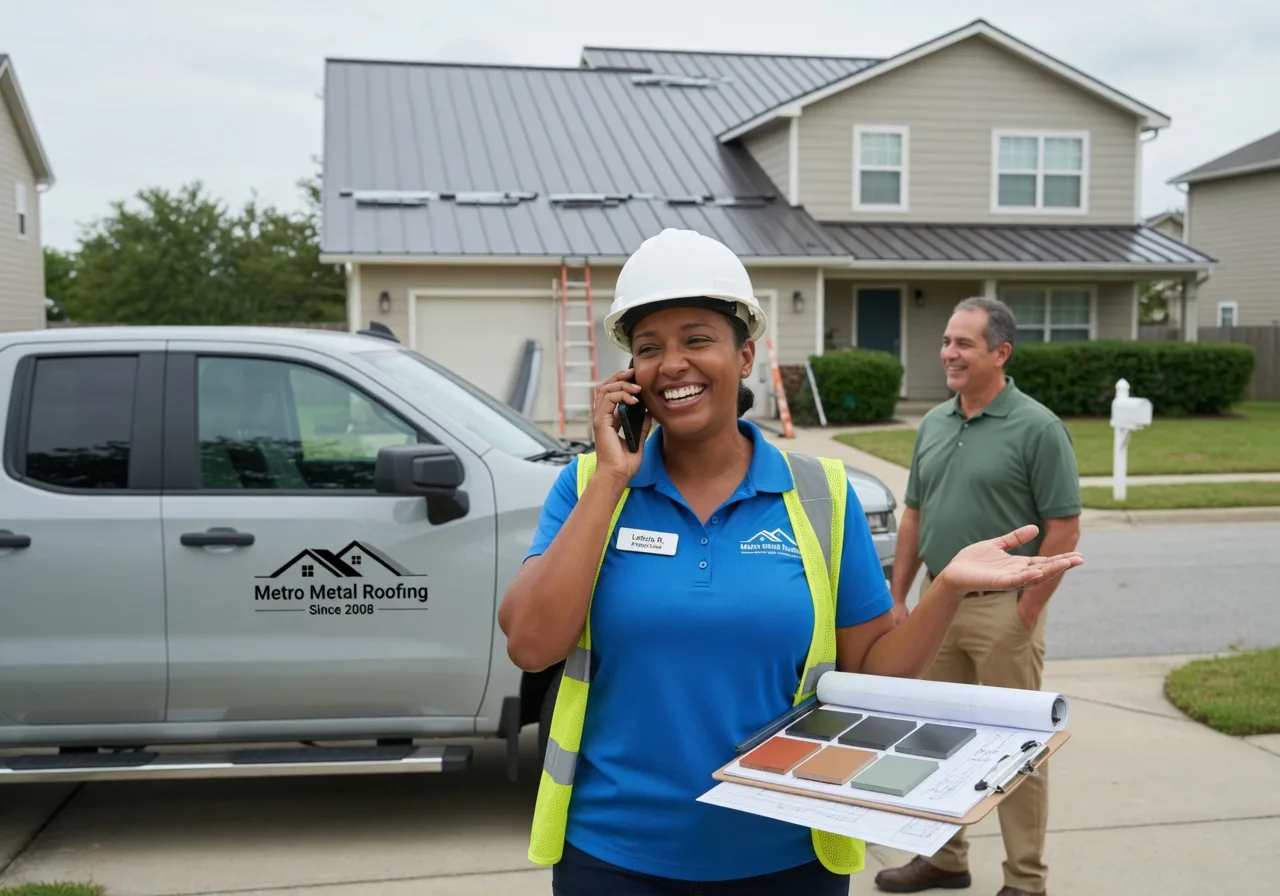 Storm Damage Metal Roof Repair in North Chatham, NY
